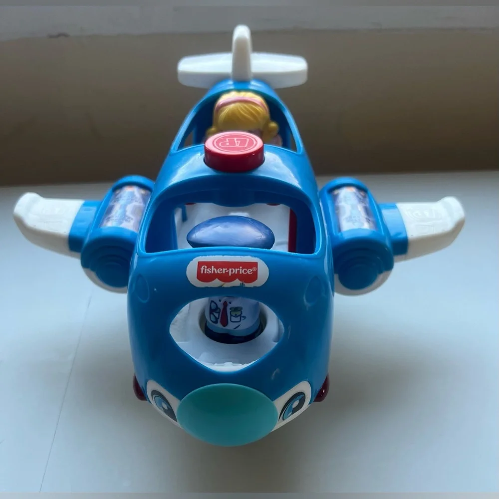 Fisher-Price Little People Musical Toddler Toy Travel Together Airplane